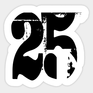 25th birthday Sticker